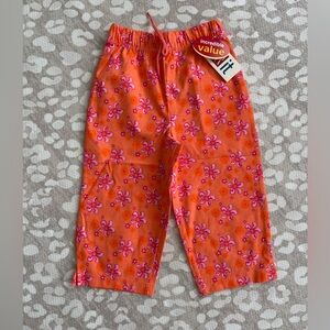 Vintage girls size medium cotton pull on pants